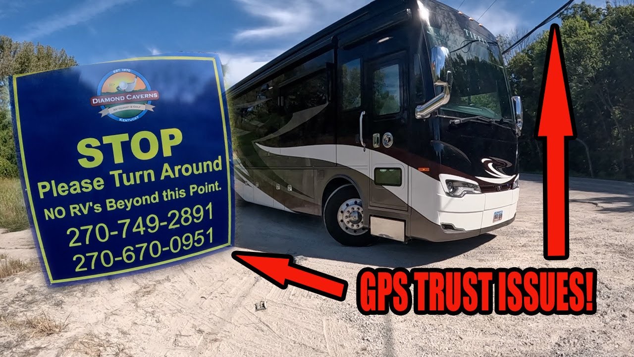 Жизнь в автодоме в Мамонтовых пещерах: наш GPS дважды за один день направил нас по неправильному ...