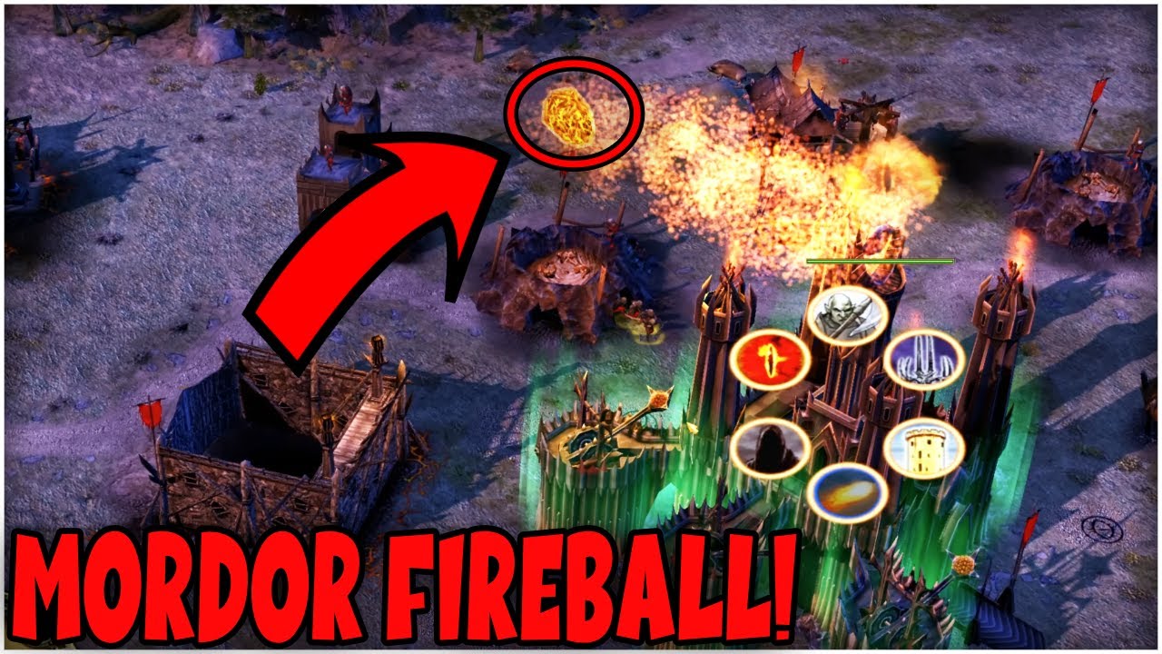 This Mordor FIREBALL Destroys Armies!!! | Battle for Middle Earth | BFME 2 ROTWK 2.02