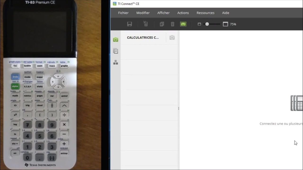 Adaptateur TI-Python : installation sur la TI-83 Premium CE