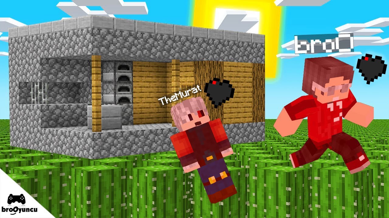 KAKTÜSLERİN ORTASINDA HAYATTA KALMAK - Minecraft