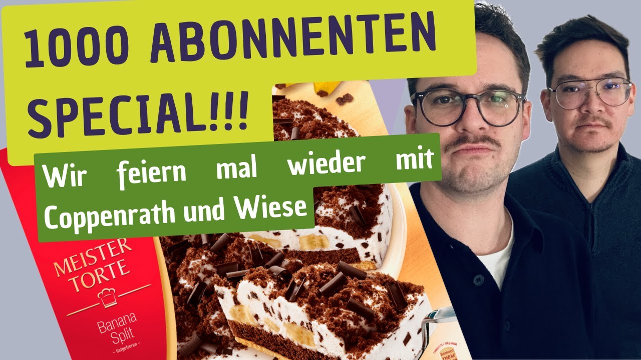 Spezialfolge 1000 Abos: Coppenrath & Wiese Torte Banana Split im Test! Was kann die Meistertorte?