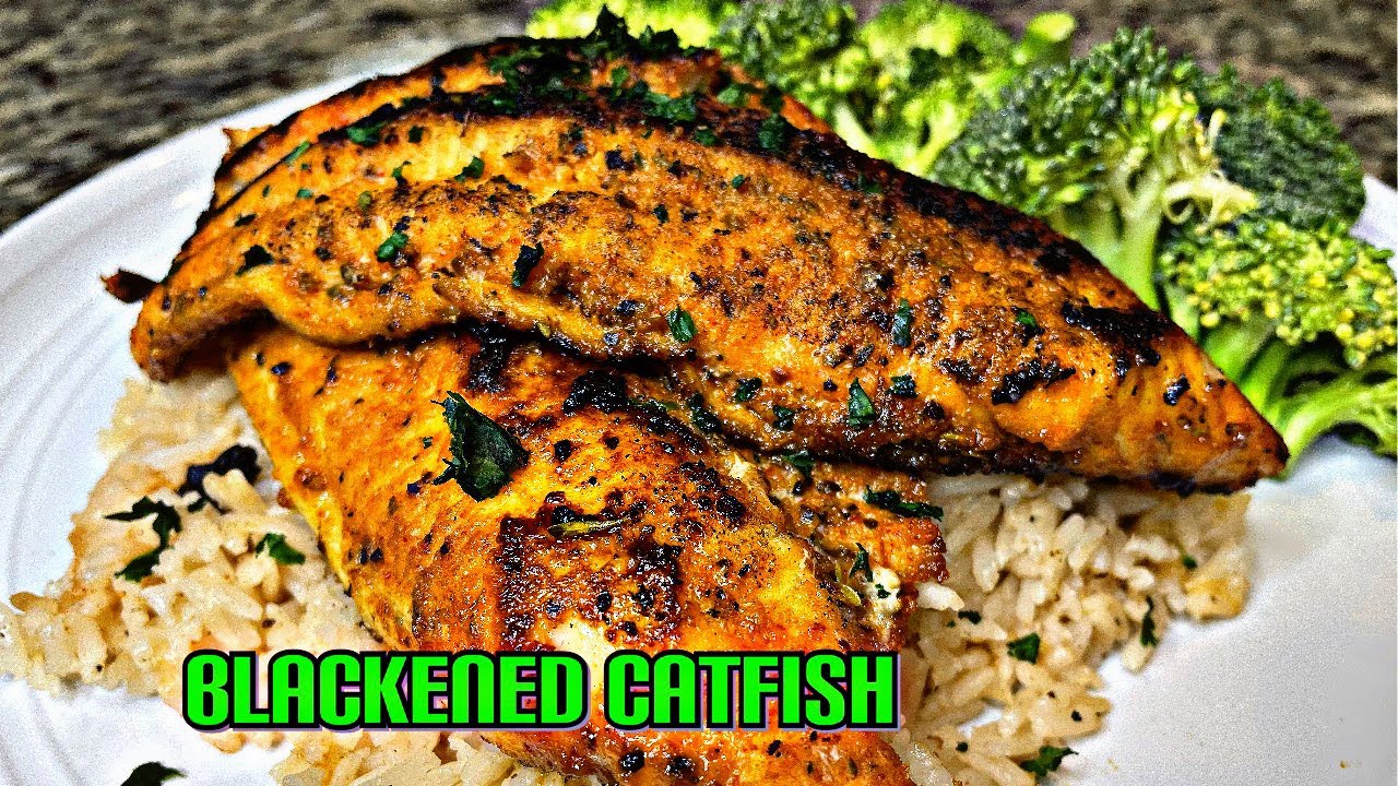 The BEST Blackened Catfish Recipe | Healthy Soul Food Recipe | Easy healthy recipes