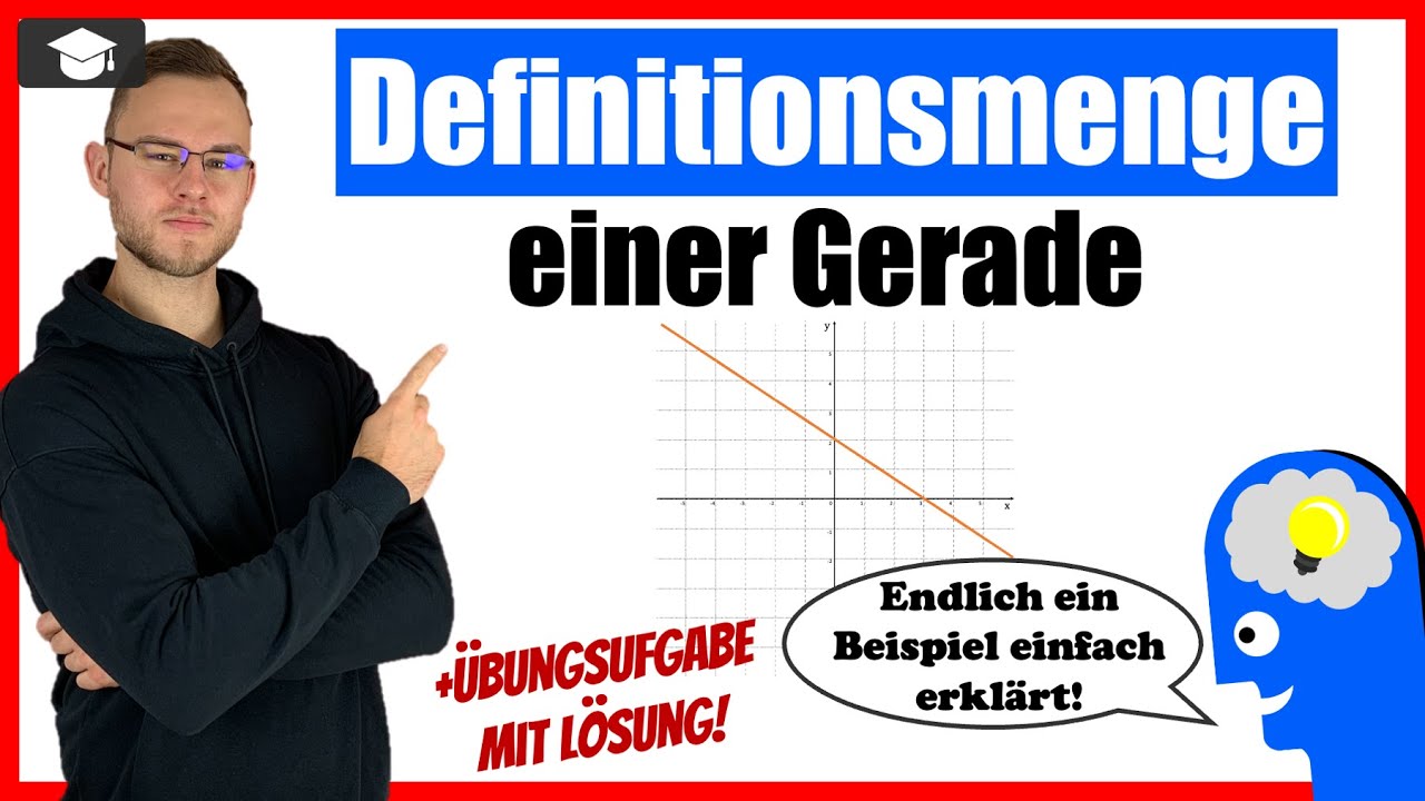 Definitionsmenge/Definitionsbereich Gerade Funktion 1. Grades