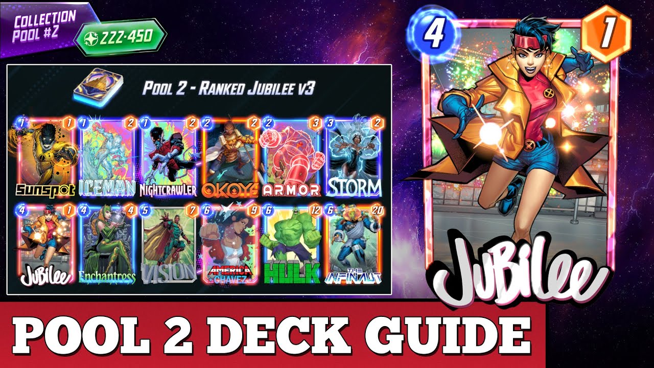 Marvel Snap Pool 2 Jubilee Deck! Easy Ranks & TONS OF FUN!