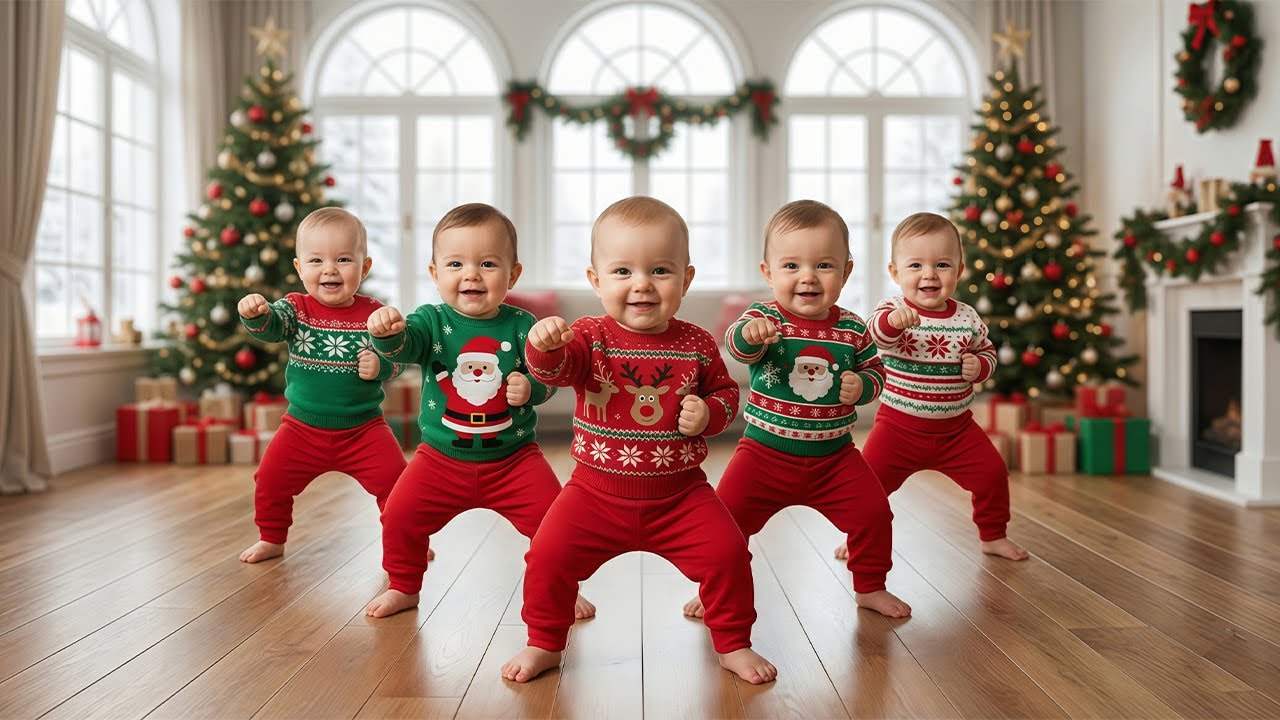 Baby Dance Christmas Song 2026 | Jingle Bells & Holiday Cheer | Smile Songs
