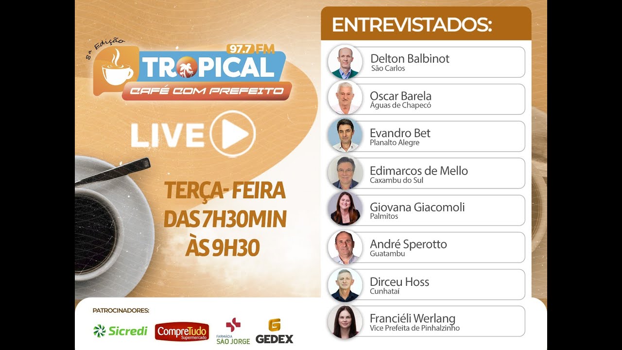 CAF&Eacute; COM OS PREFEITOS - 2025