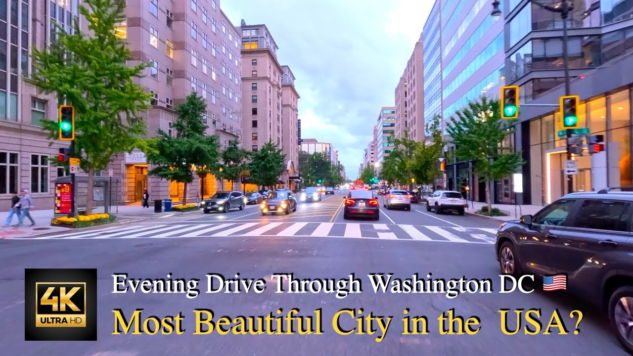 Evening Drive Through Washington DC 🇺🇸 | Most Beautiful City in the USA?