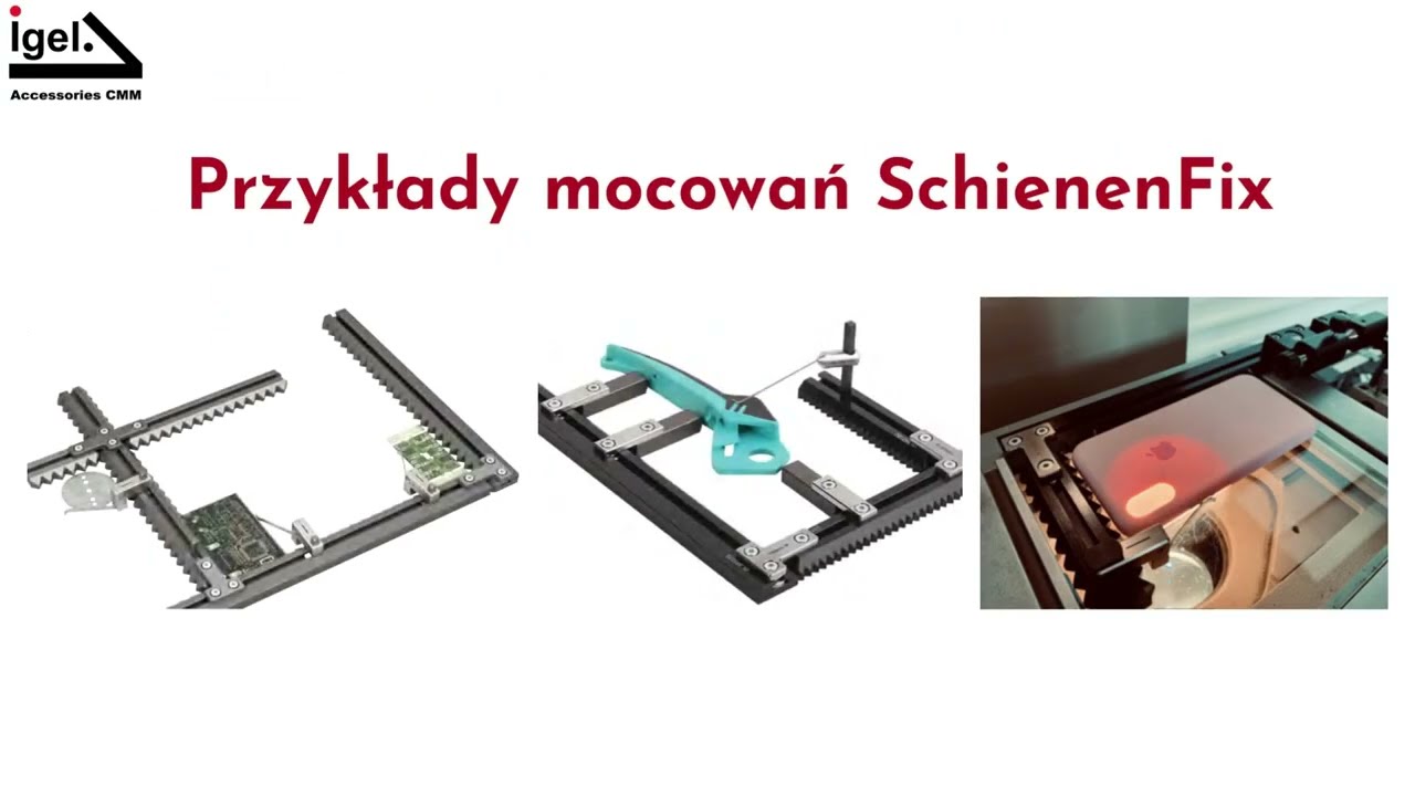Systemy mocowań do techniki współrzędnościowej