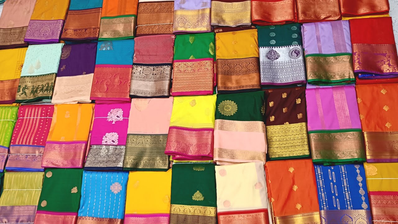 80% Offer 🔥😍 Kanchipuram Luxury Korvai SoftSilk Sarees Just - 899 🔥 Booking - 7092124211 #Sareelive