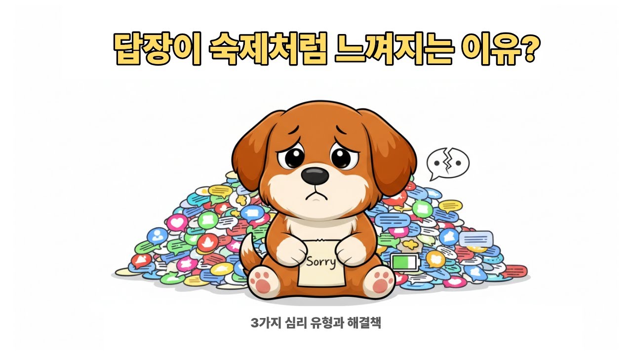 답장이 숙제처럼 느껴지는 당신에게, 안읽씹 뒤에 숨겨진 3가지 심리!