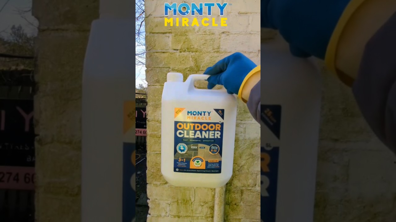 Eliminate your green algae fast... #diy #satisfying #montymiracle #green #algae #clean #outdoors