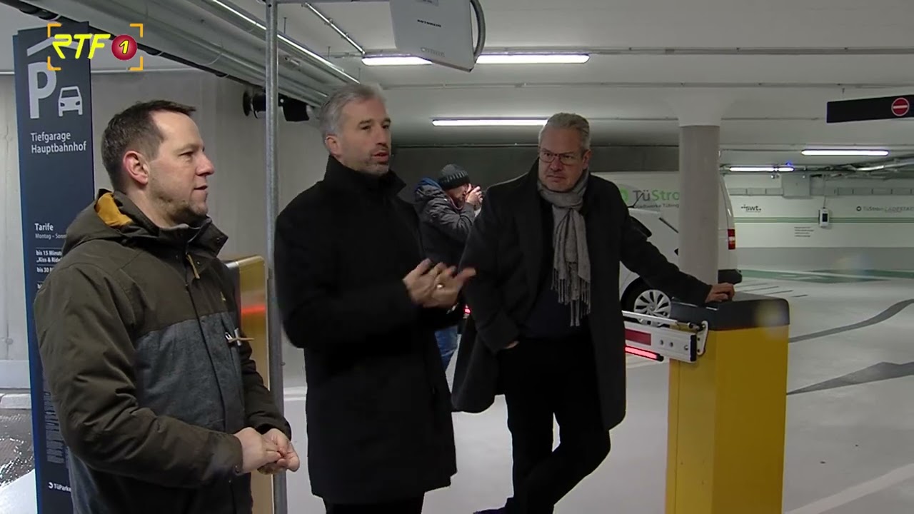 Neue Tiefgarage am Europaplatz in Tübingen eröffnet