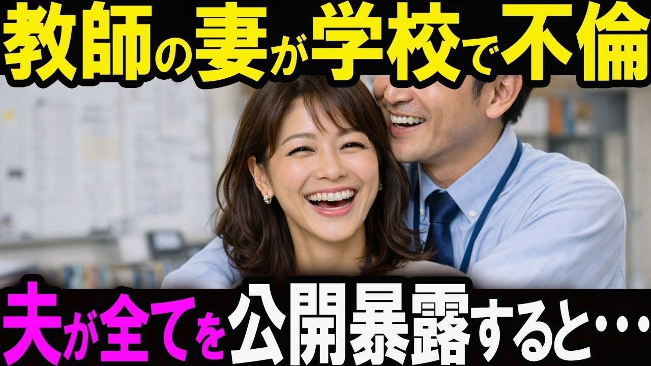 【修羅場】結婚記念日に発覚した教師同士の禁断不倫…家庭も職場も同時に崩壊した夜【スカッと】