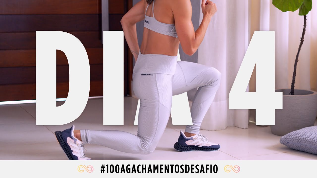 Como endurecer o bumbum e as pernas em casa em 1 mês - Desafio agachando com Carol Borba Carol Borba