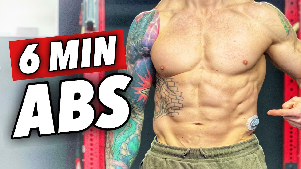 6 MINUTE ABS: No equipment | Follow Along🔥