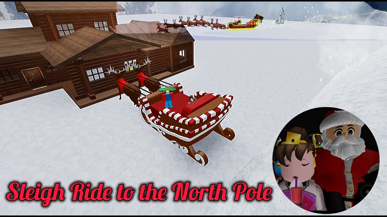 Sleigh Ride to the North Pole [ ROBLOX] - full walkthrough #roblox #gaming #christmas