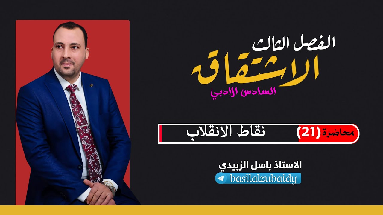 الرياضيات للصف السادس الادبي( الفصل الثالث الاشتقاق محاضرة  21 نقاط الانقلاب  الجزء الاول )