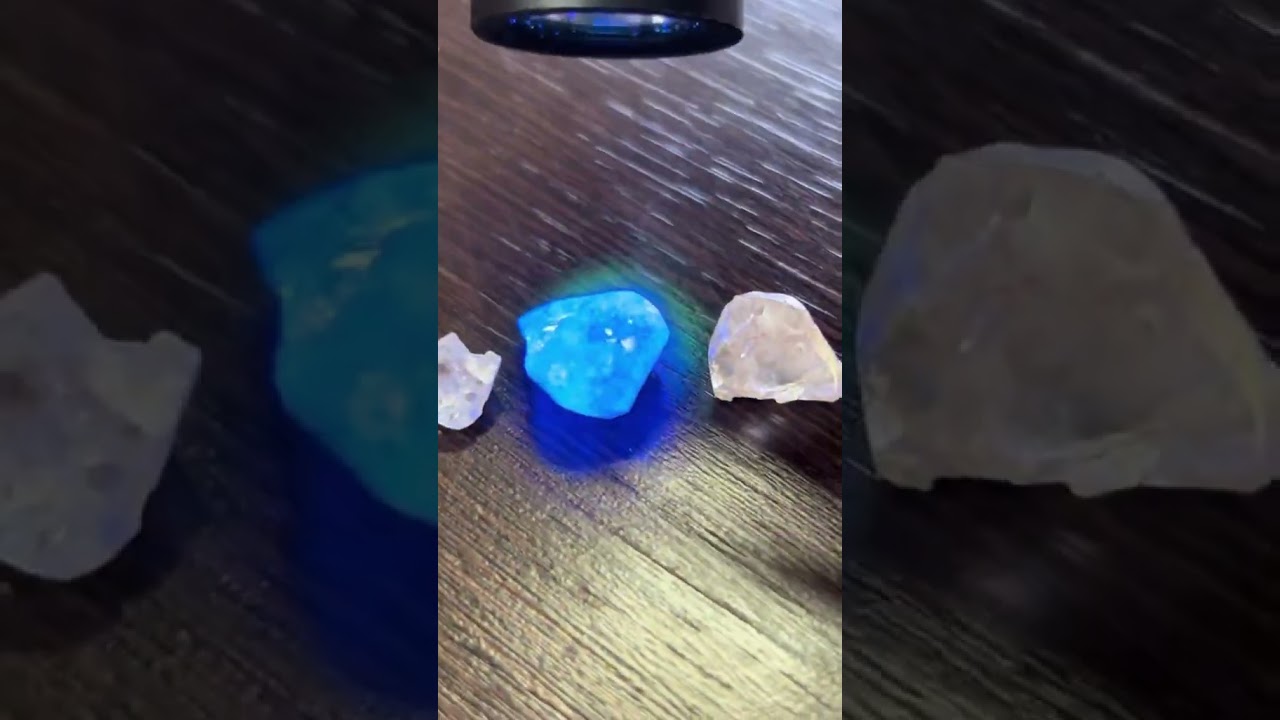 Diamantes e suas fluoresc&ecirc;ncias #diamante #geologo #geologia