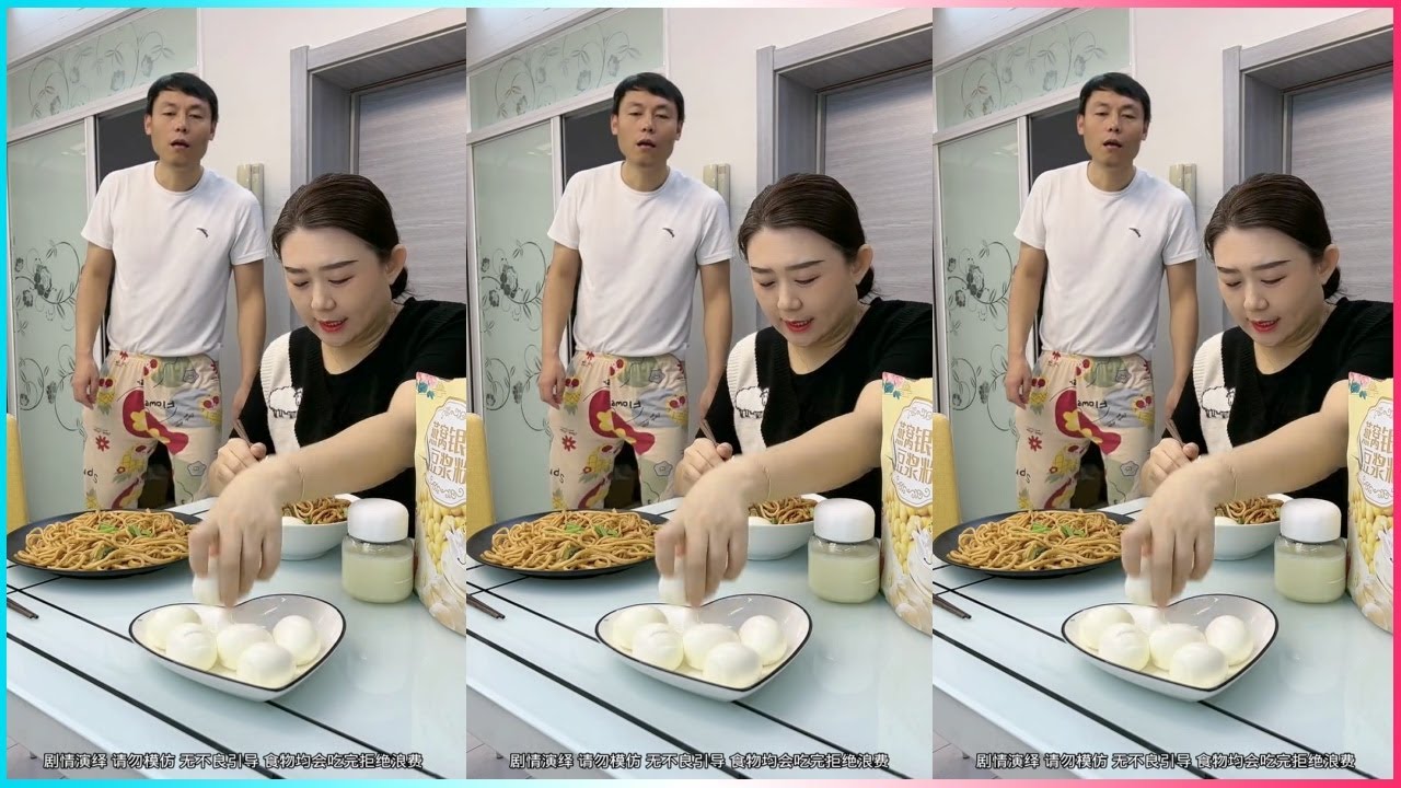 😋😂Funny Husband and Wife Eating Show: Epic Food Battle! 🤣😂 #funnyvideo #vlog18