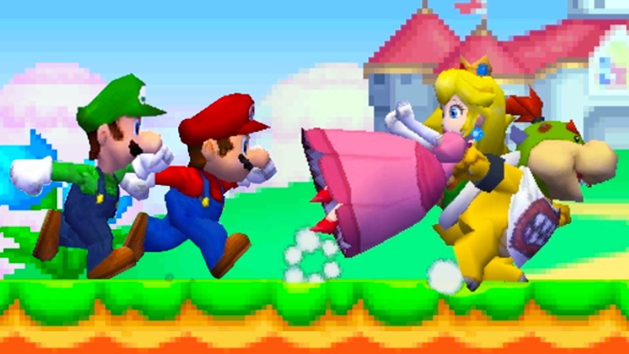 New Super Mario Bros. DS - 100% Walkthrough - World 1