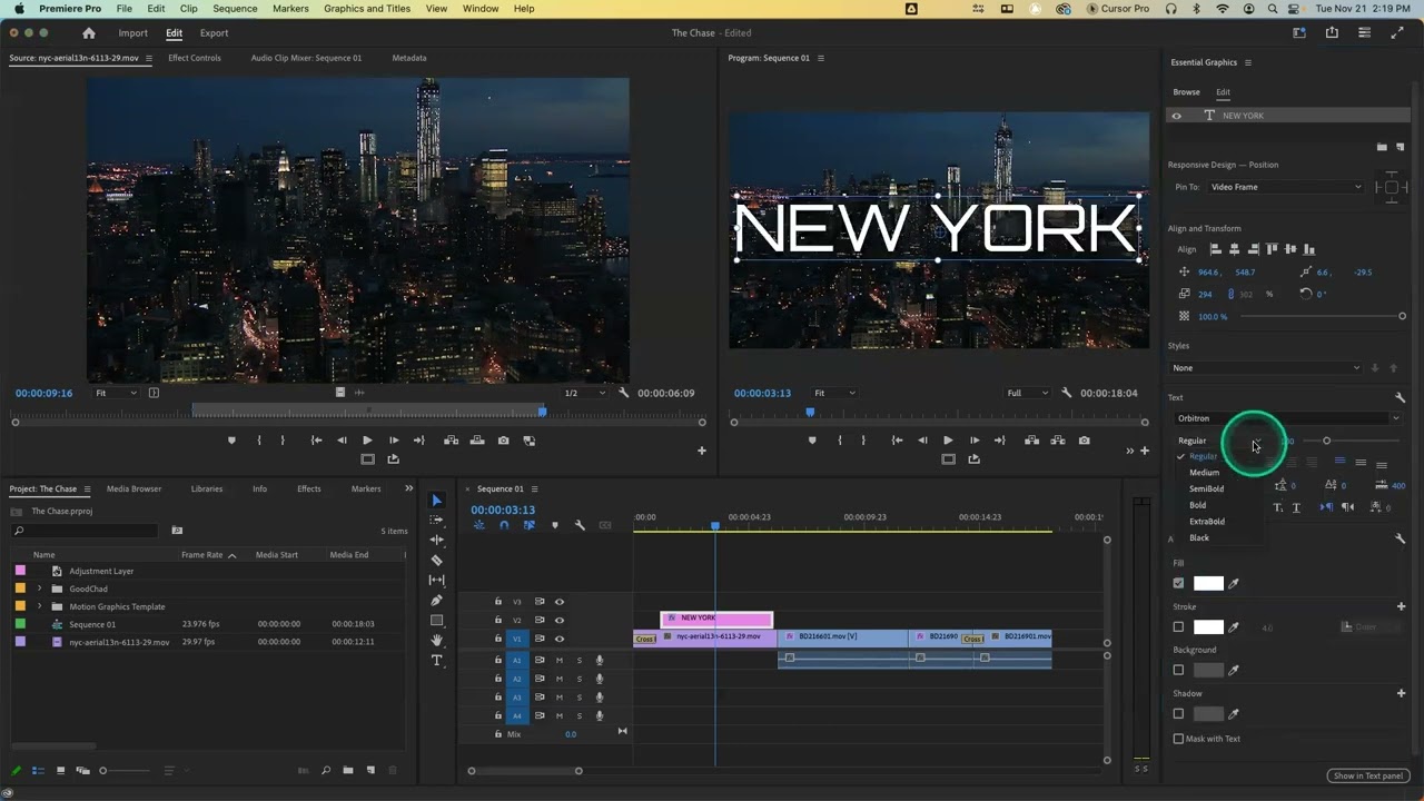Premiere Lesson 10_ Text and Graphic Animation