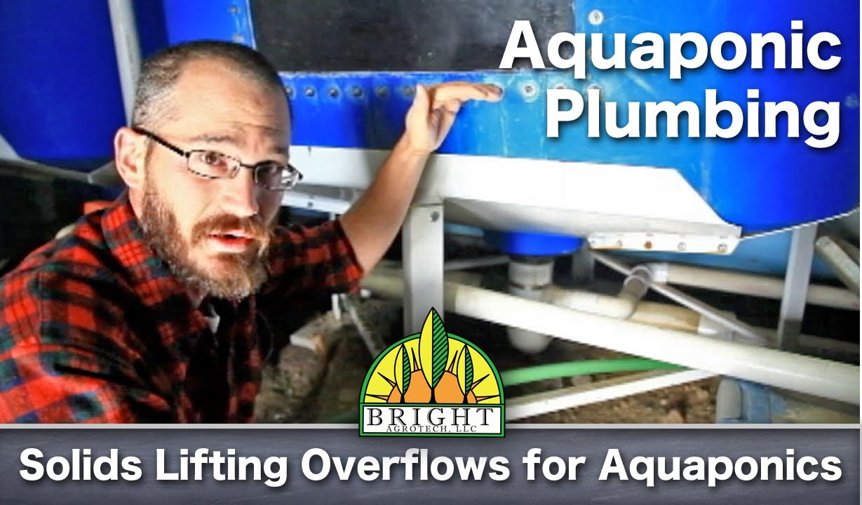 Solids Lifting Overflows for Aquaponics