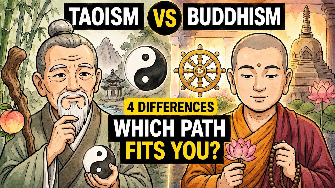 Taoism vs Buddhism: 4 Differences That Actually Matter