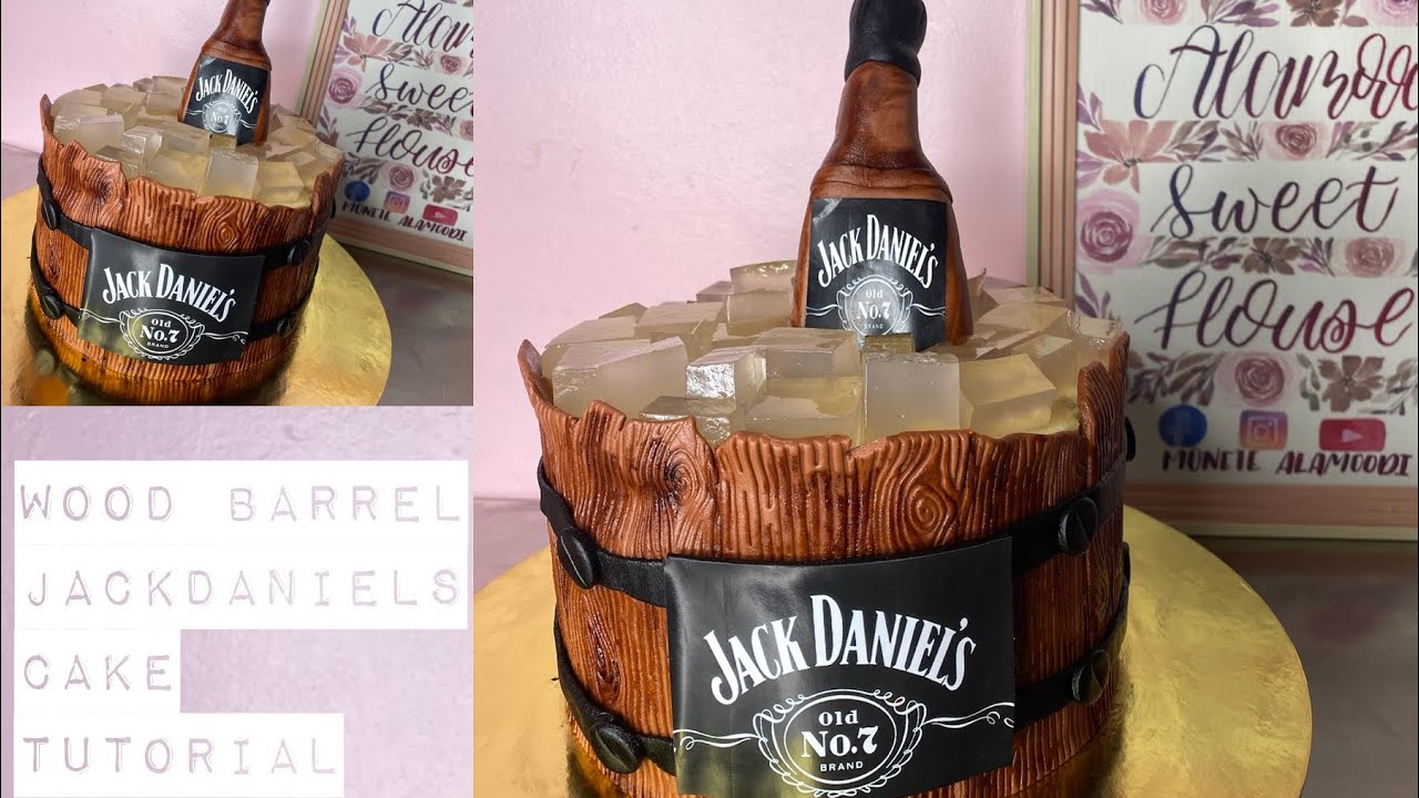 How to make a Jack Daniel’s barrel Cake (easy and fast)