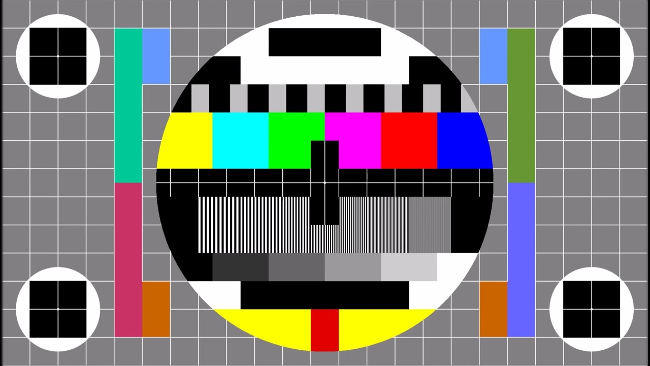 Test Monoscopio 16:9 HD con audio.