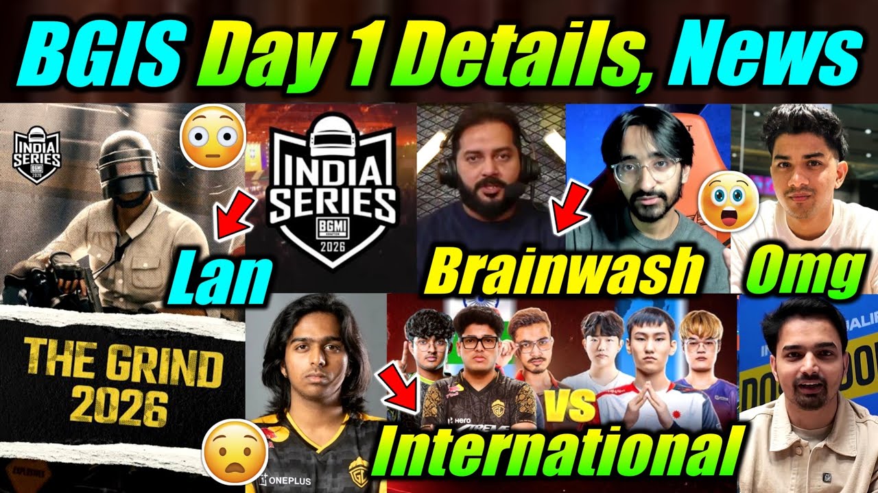 BGIS Grind Day 1 🔥 Brainwash, Big Reveal 😳 International, Transfer Window 😮 Rega, Godl, S8UL News