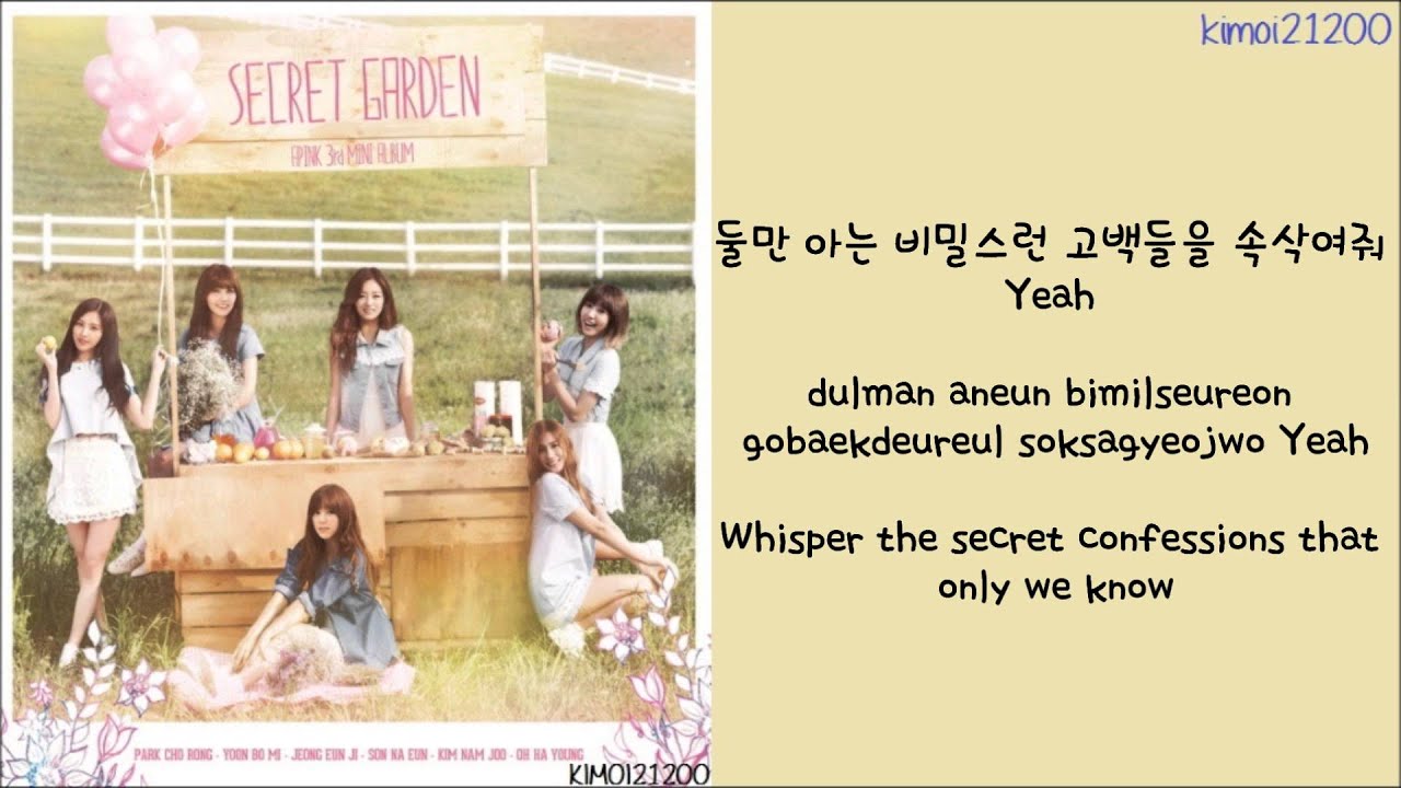 APink - Secret Garden [Hangul/Romanization/English] Color & Picture Coded HD