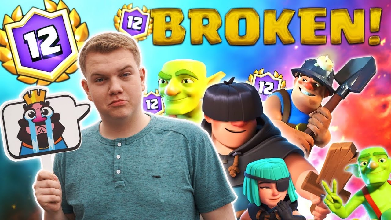 BEST DECK IN THE GAME! 12 Win Grand Challenge LIVE Gameplay - Clash Royale