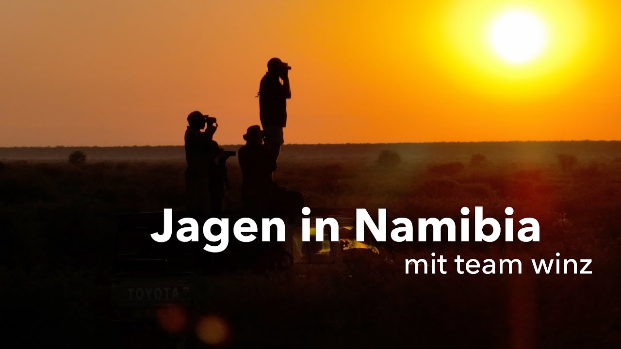 Jagen in Namibia mit team winz