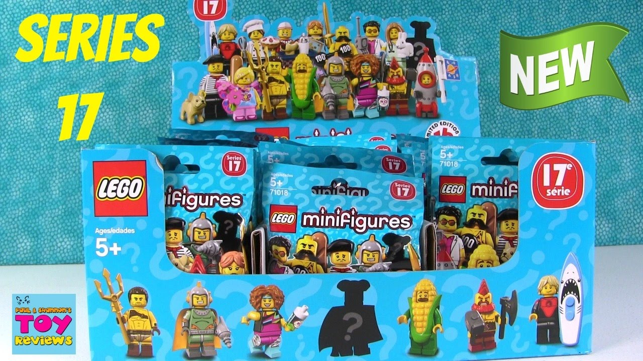Lego Series 17 Minifigures Minifig Blind Bag Opening Full Set Unboxing | PSToyReviews