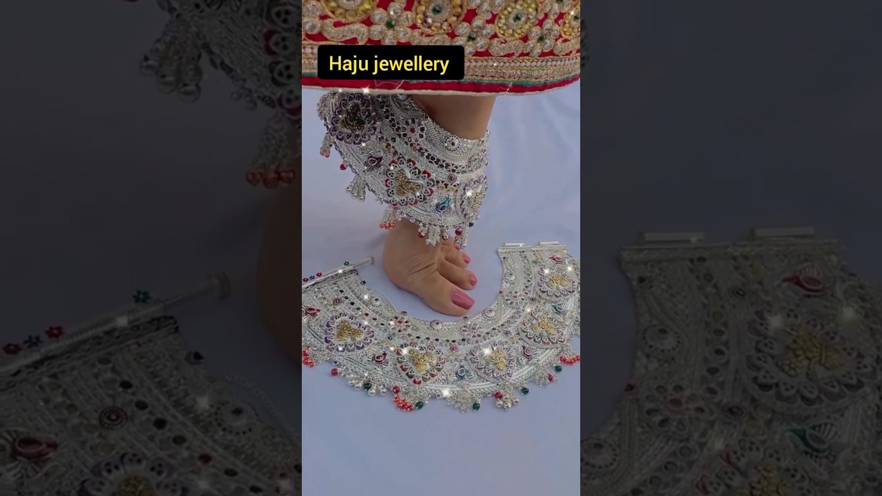 Dulhan Payal design || new fancy Payal design for Dulhan || chandi ki new ring #haju_jwellery#shorts