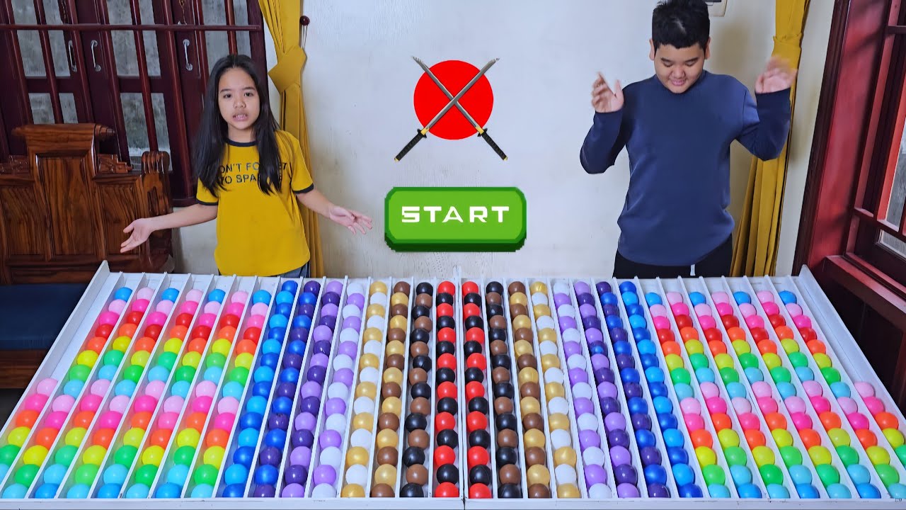 🔥 Color Ball Sorting Game | Relaxing ASMR Puzzle Showdown 💥 level 18