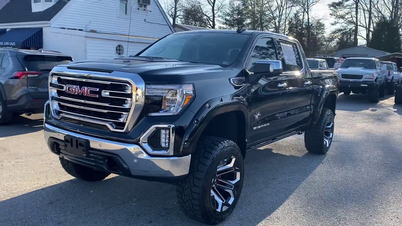 2019 GMC Sierra 1500 Crew Cab Short Bed X31 Off-Road Black Widow Edition With SCA Performance Lifted