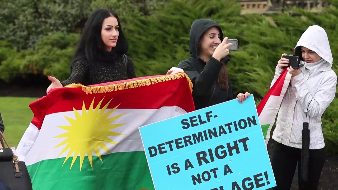 Kurdish demo on The Hill