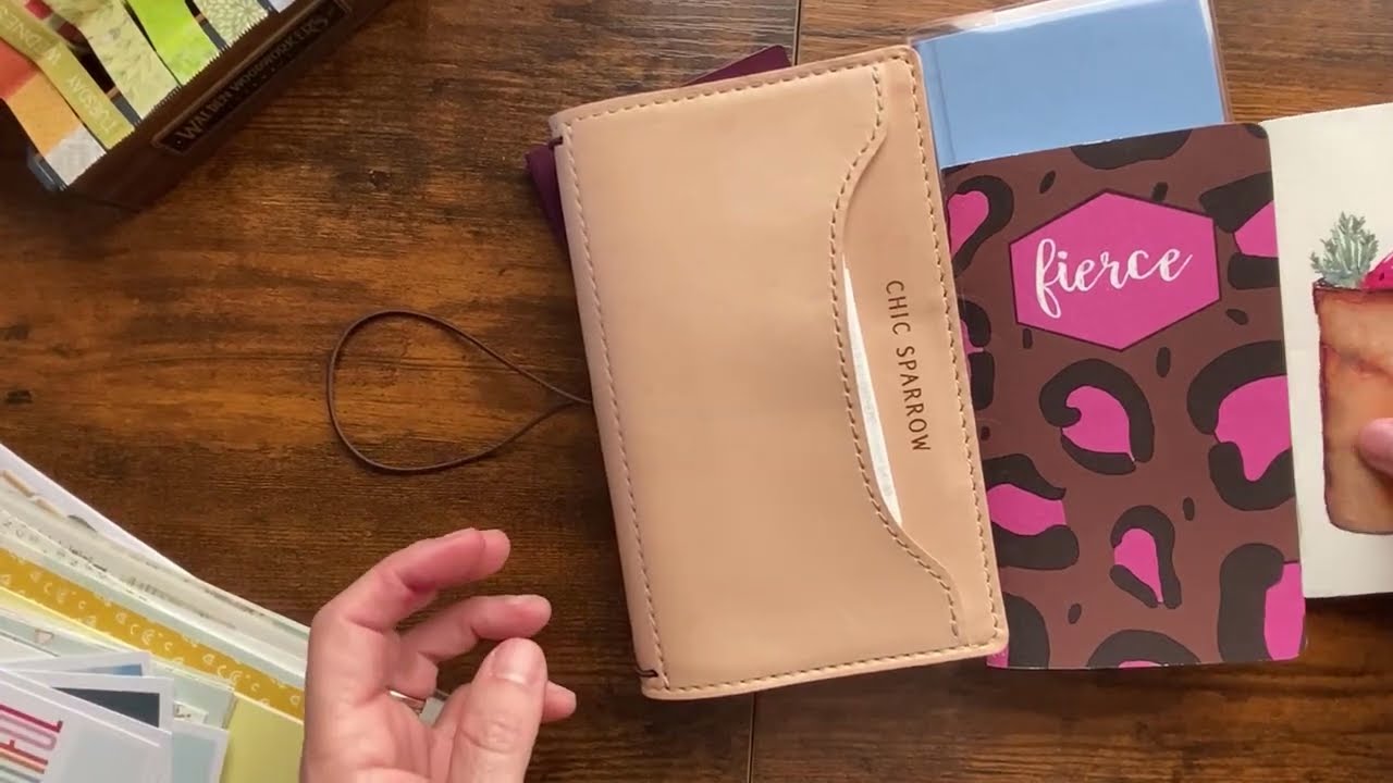 Review of Chic Sparrow Sidekick, Holds a Hobonichi Weeks & Koji Sterling Ink N2 Notebook