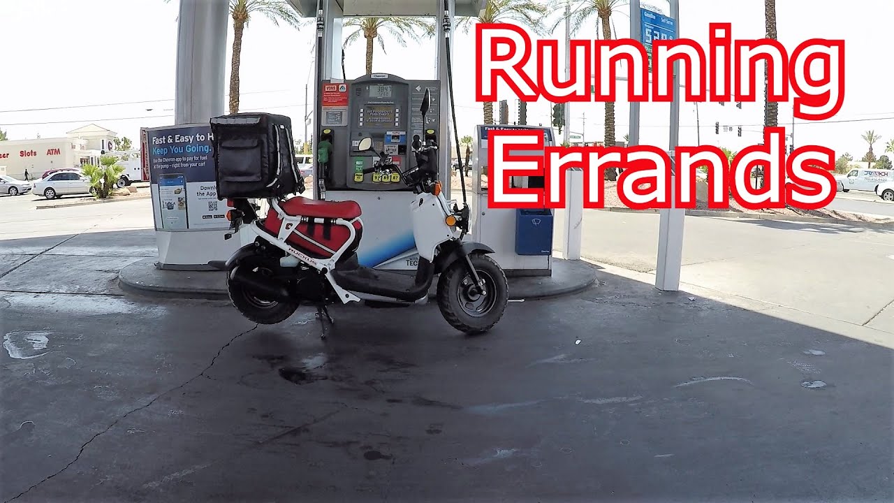 Running Errands and Getting Lost on my Honda Ruckus
