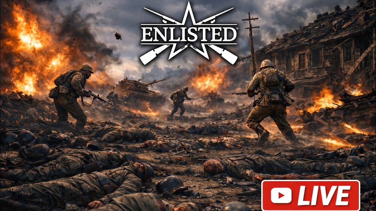 ENLISTED - Battle(batalha) PS5 🔴 AO VIVO 🔴