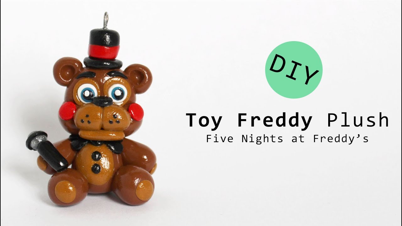 Five Nights at Freddy's 2 Toy Freddy Plush Polymer Clay Tutorial