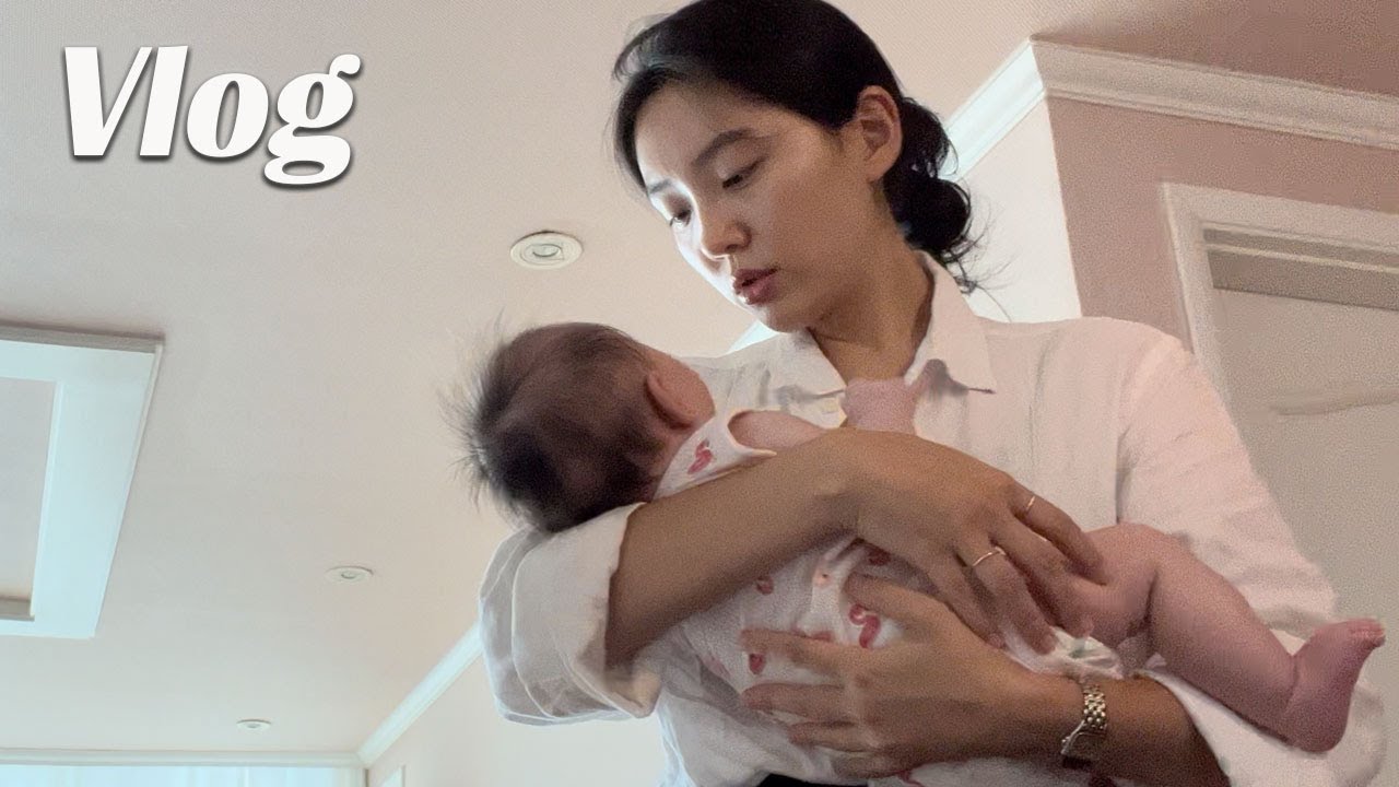 [육아vlog] 15개월 아기 어린이집 보내고 뭐할까?? |  건성제품 여름기초제품 추천 |