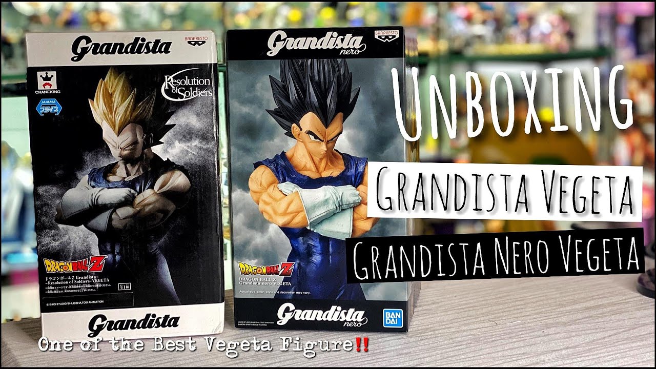 Grandista 1st Release Vegeta and Grandista Nero Vegeta - Anime Toy Unboxing Review (Banpresto)