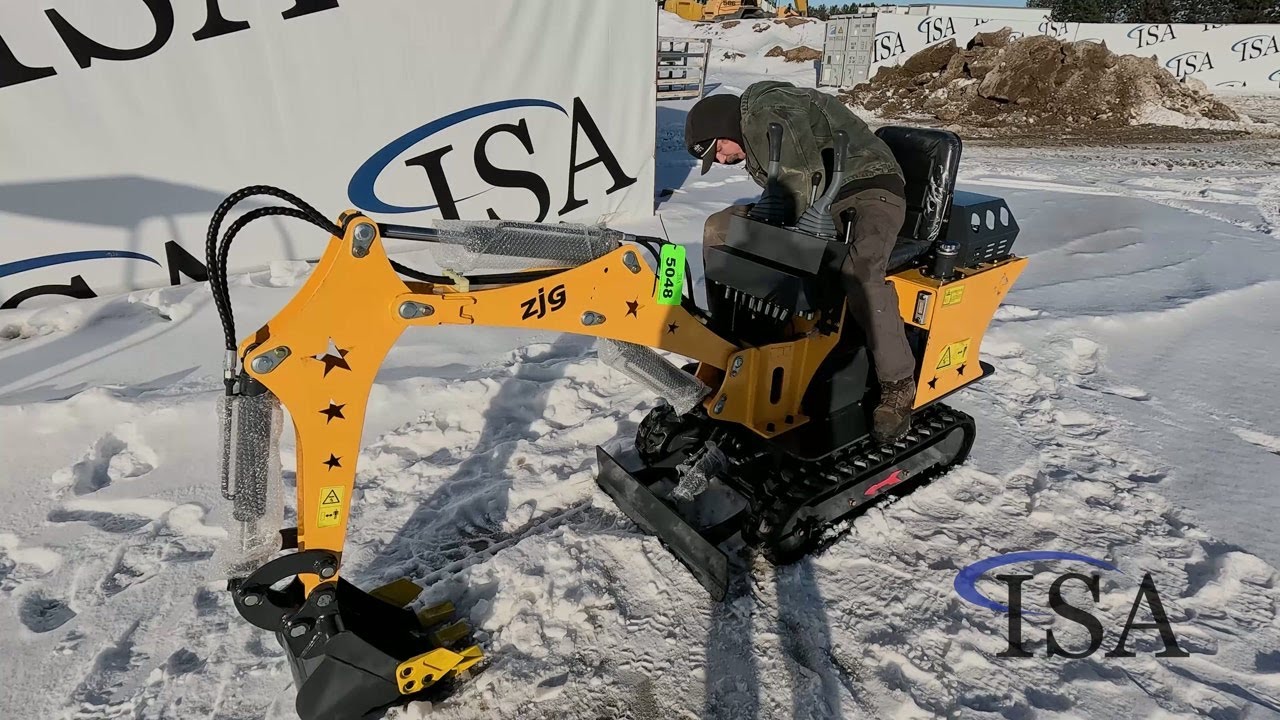 5048 - 2026  ZJ-08 Mini Excavator will be sold at auction!