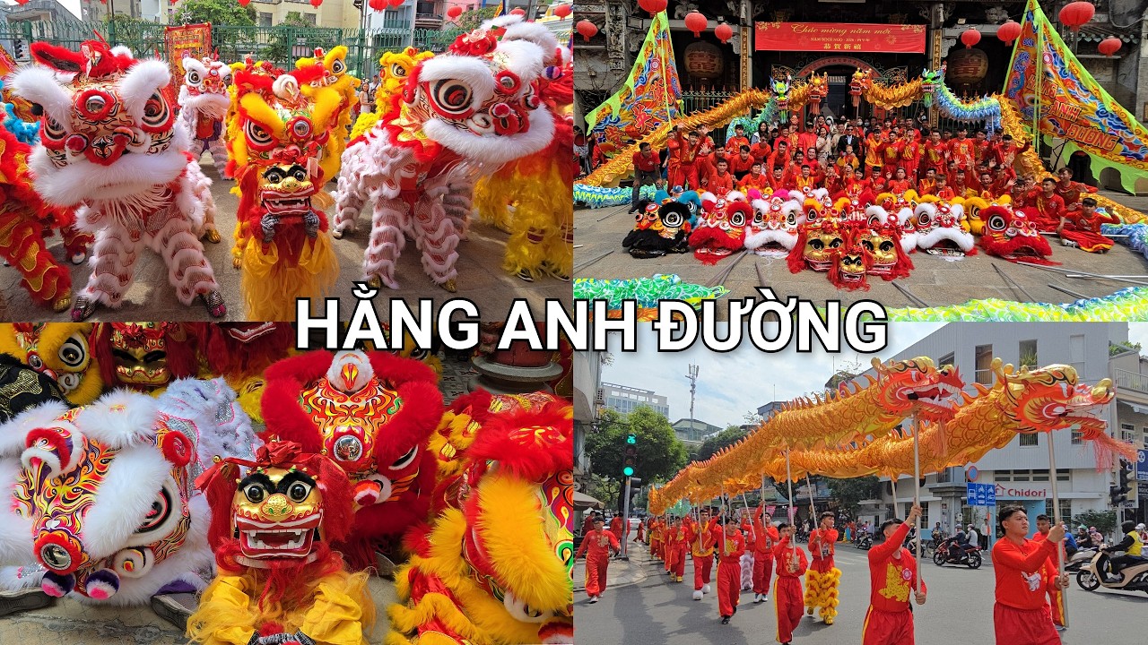 FULL CLIP HẰNG ANH ĐƯỜNG DIỄU HÀNH KHAI QUANG ĐIỂM NHÃN TẾT 2026. MÚA LÂN SƯ RỒNG ĐẸP NHẤT