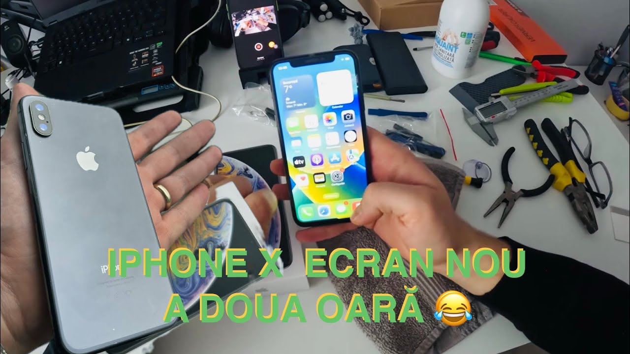 AM ÎNLOCUIT DIN NOU ECRANUL LA IPHONE X 📱 UPDATE FINAL CU RESTAURAREA ŞI CONFIGURAREA TELFONULUI