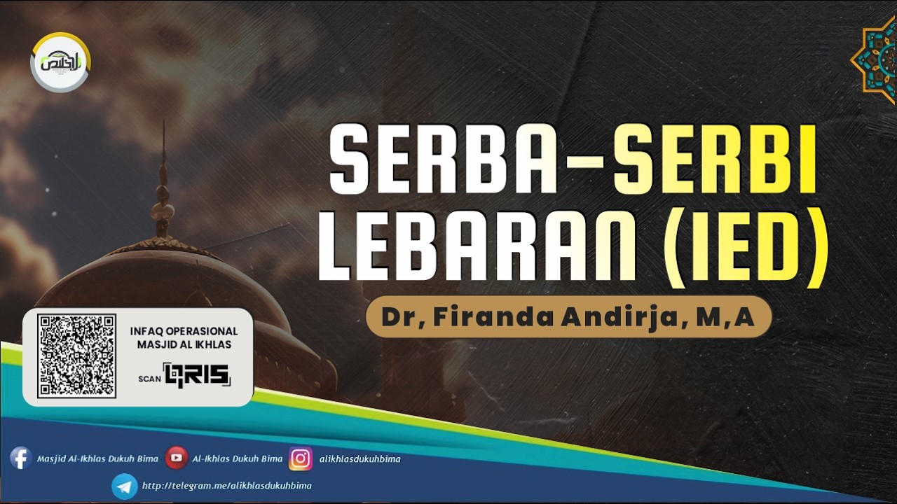 🔴[LIVE] Ust. Dr. Firanda Andirja, M.A  - Serba-Serbi Lebaran (Ied)