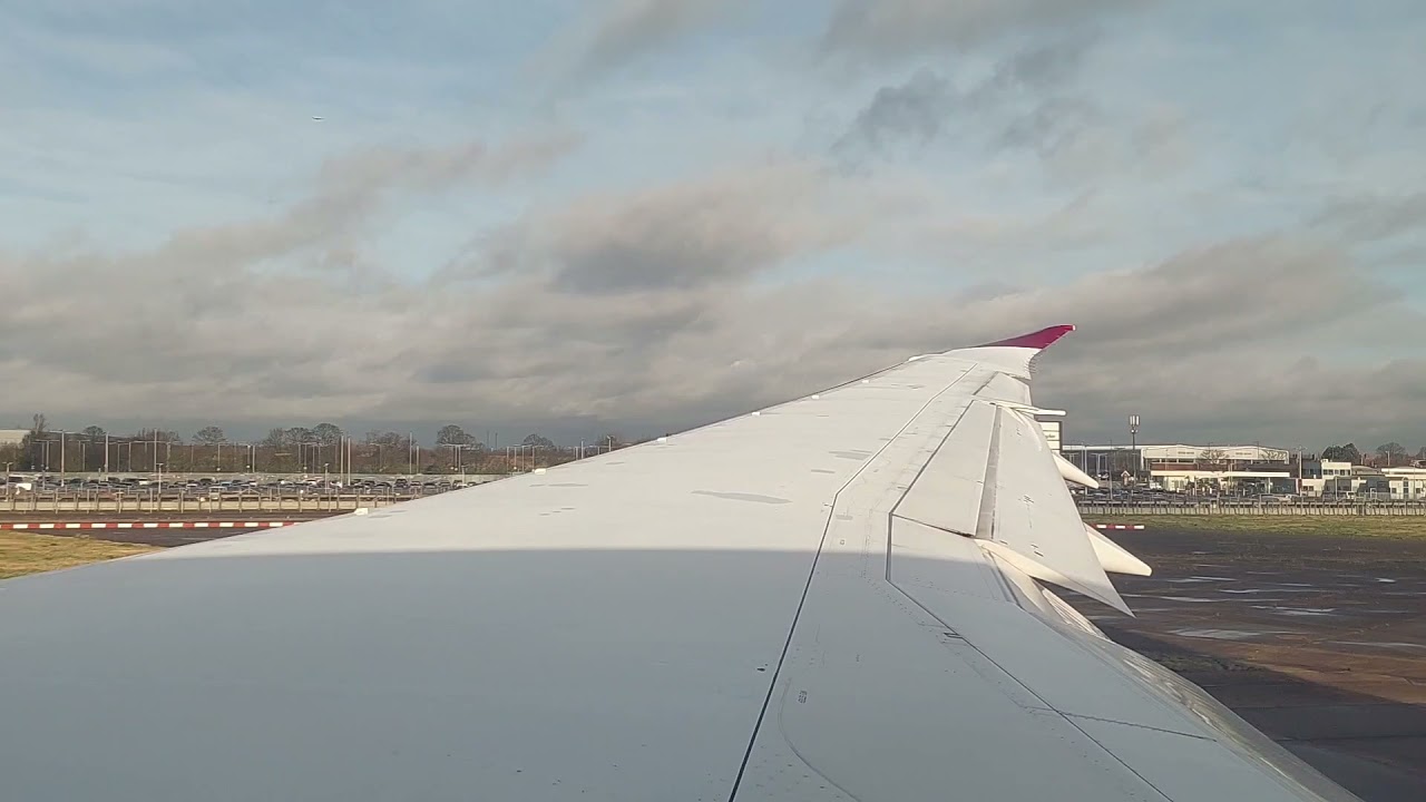 London to Mumbai, Virgin Atlantic Flight/ take off and sunset