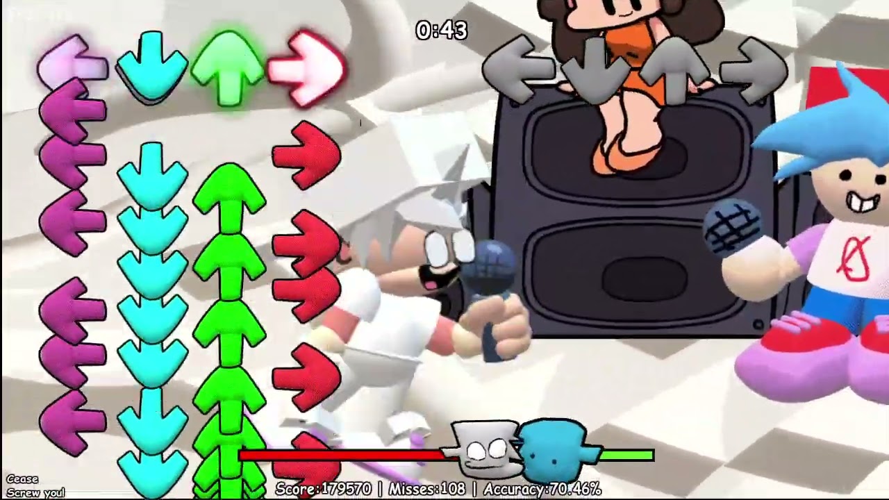 Totally a Normal FNF Joke Mod | Cease chart and 3D Joke BF